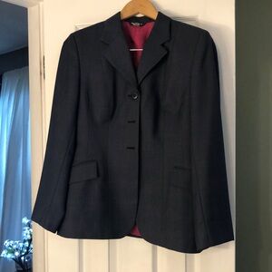 Grand Prix riding jacket 14R navy pink lining